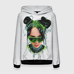 Толстовка-худи женская BILLIE EILISH, цвет: 3D-черный
