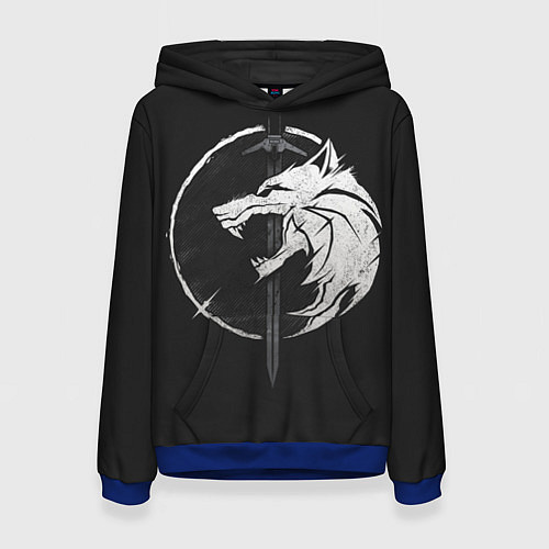 Женская толстовка The Witcher 3: Wild Hunt / 3D-Синий – фото 1