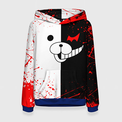 Женская толстовка MONOKUMA / 3D-Синий – фото 1