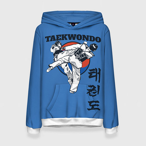 Женская толстовка Taekwondo / 3D-Белый – фото 1