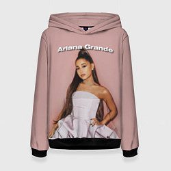 Толстовка-худи женская Ariana Grande Ариана Гранде, цвет: 3D-черный