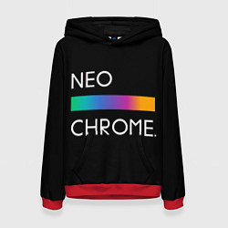 Толстовка-худи женская NEO CHROME, цвет: 3D-красный