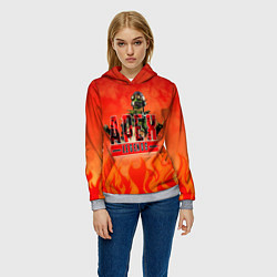 Толстовка-худи женская Apex Legends, цвет: 3D-меланж — фото 2
