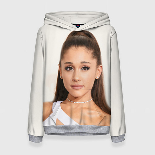 Женская толстовка Ariana Grande Ариана Гранде / 3D-Меланж – фото 1