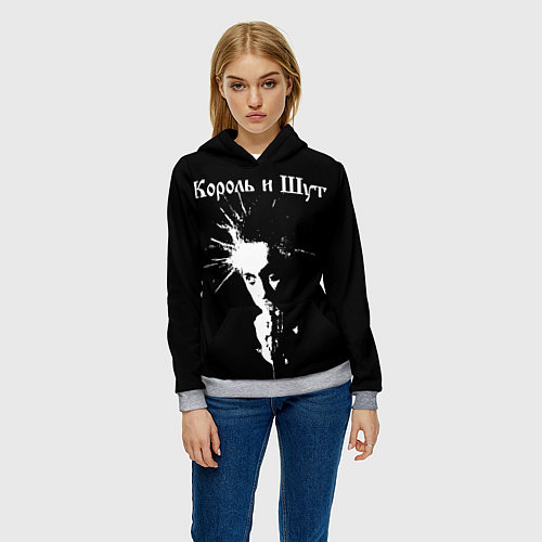 Женская толстовка Король и Шут Анархия спина / 3D-Меланж – фото 3