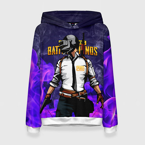 Женская толстовка PUBG / 3D-Белый – фото 1