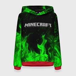 Толстовка-худи женская MINECRAFT, цвет: 3D-красный