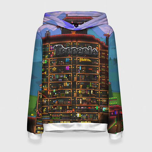 Женская толстовка TERRARIA / 3D-Белый – фото 1