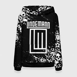 Толстовка-худи женская LINDEMANN, цвет: 3D-черный