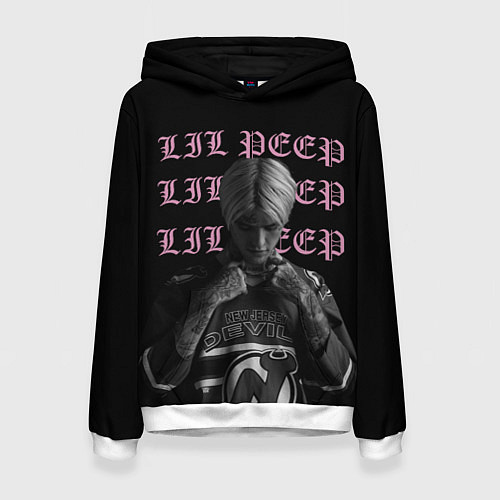 Женская толстовка LiL PEEP / 3D-Белый – фото 1