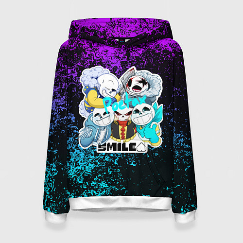 Женская толстовка UNDERTALE / 3D-Белый – фото 1