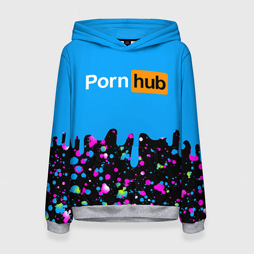 Женская толстовка PornHub / 3D-Меланж – фото 1