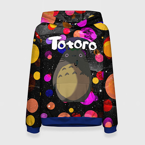 Женская толстовка Totoro / 3D-Синий – фото 1
