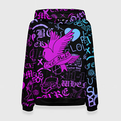 Толстовка-худи женская LIL PEEP, цвет: 3D-черный