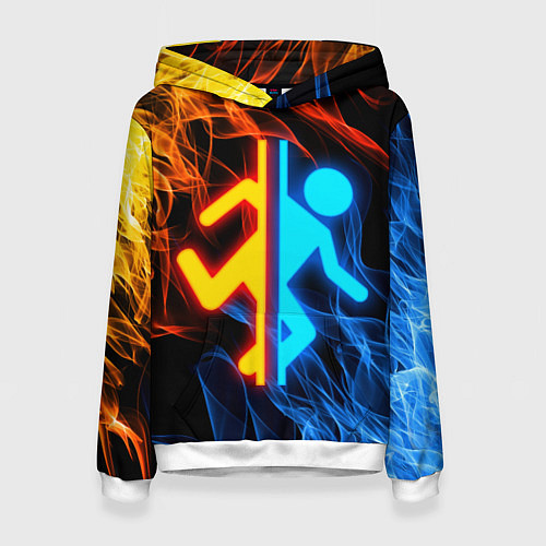 Женская толстовка PORTAL / 3D-Белый – фото 1