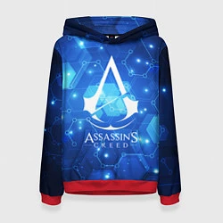 Толстовка-худи женская ASSASSINS CREED, цвет: 3D-красный