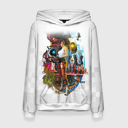 Женская толстовка PORTAL / 3D-Белый – фото 1