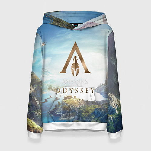 Женская толстовка Oddysey / 3D-Белый – фото 1