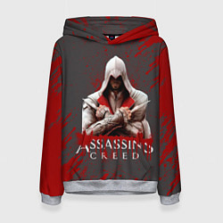 Толстовка-худи женская Assassin’s Creed, цвет: 3D-меланж