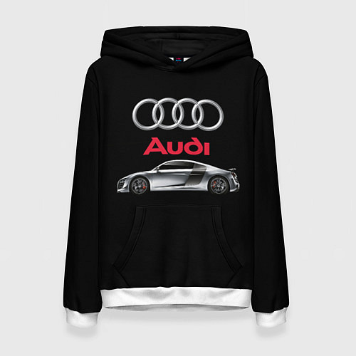 Женская толстовка AUDI / 3D-Белый – фото 1