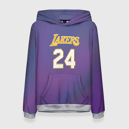 Женская толстовка Los Angeles Lakers Kobe Brya / 3D-Меланж – фото 1