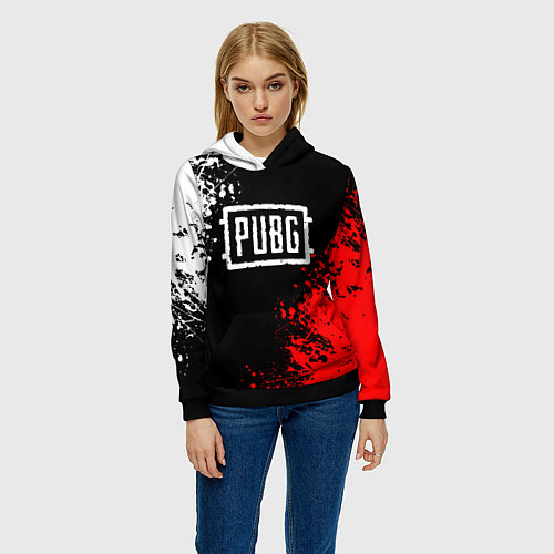 Женская толстовка PUBG / 3D-Черный – фото 3