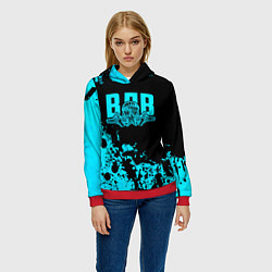 Толстовка-худи женская ВДВ, цвет: 3D-красный — фото 2