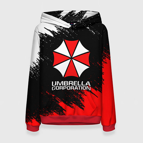 Женская толстовка UMBRELLA CORP / 3D-Красный – фото 1