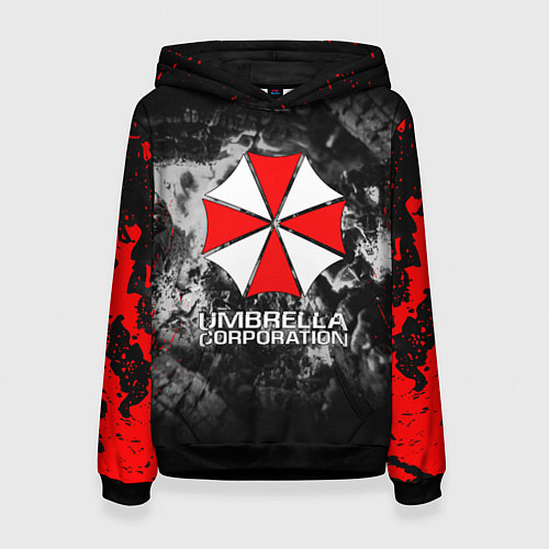 Женская толстовка UMBRELLA CORP / 3D-Черный – фото 1