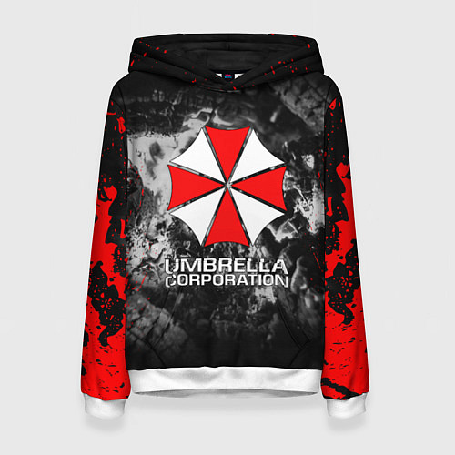 Женская толстовка UMBRELLA CORP / 3D-Белый – фото 1