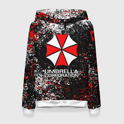 Толстовка-худи женская UMBRELLA CORP, цвет: 3D-белый