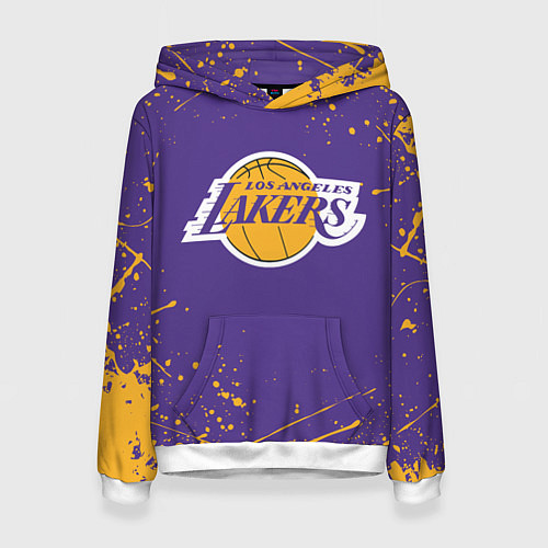 Женская толстовка LA LAKERS / 3D-Белый – фото 1