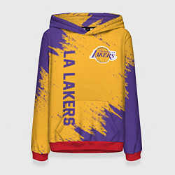 Толстовка-худи женская LA LAKERS, цвет: 3D-красный