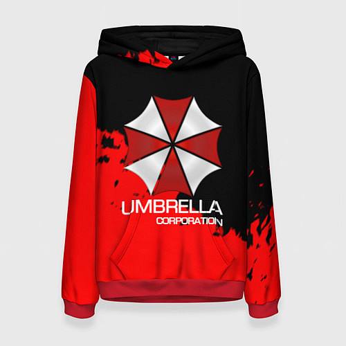 Женская толстовка UMBRELLA CORP / 3D-Красный – фото 1