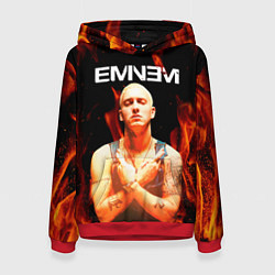 Толстовка-худи женская EMINEM, цвет: 3D-красный