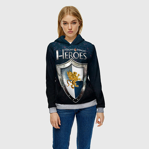 Женская толстовка Heroes of Might and Magic / 3D-Меланж – фото 3