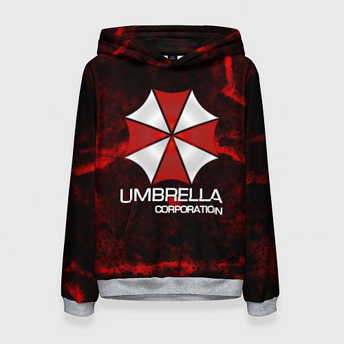 Женская толстовка UMBRELLA CORP / 3D-Меланж – фото 1