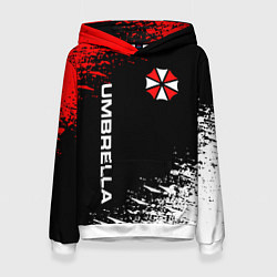 Толстовка-худи женская UMBRELLA CORPORATION, цвет: 3D-белый