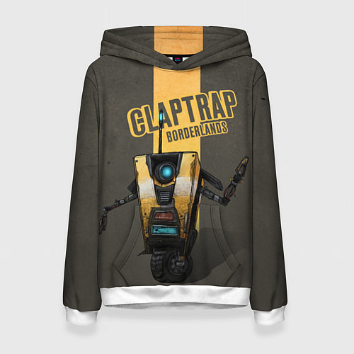 Женская толстовка Claptrap / 3D-Белый – фото 1