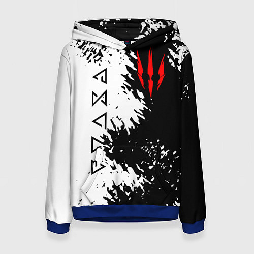 Женская толстовка THE WITCHER / 3D-Синий – фото 1