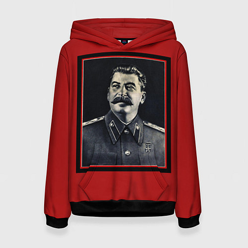 Женская толстовка Сталин / 3D-Черный – фото 1