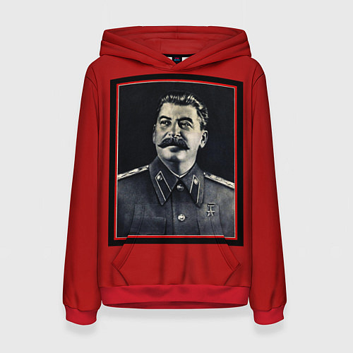 Женская толстовка Сталин / 3D-Красный – фото 1