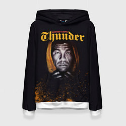 Толстовка-худи женская Arturo 'Thunder' Gatti, цвет: 3D-белый