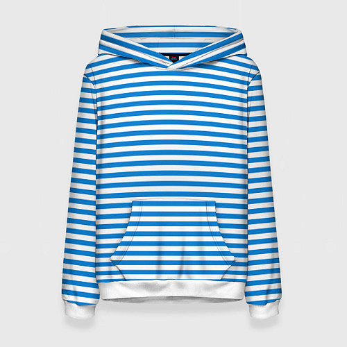 Женская толстовка Тельняшка ВДВ / 3D-Белый – фото 1