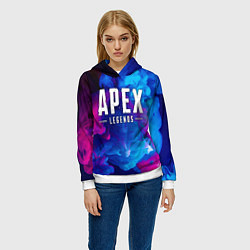 Толстовка-худи женская APEX LEGENDS, цвет: 3D-белый — фото 2