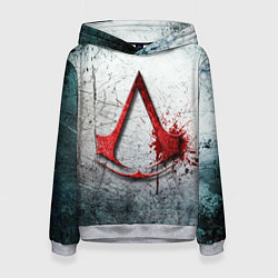 Толстовка-худи женская Assassins Creed, цвет: 3D-меланж