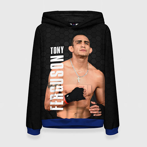 Женская толстовка EL CUCUY Tony Ferguson / 3D-Синий – фото 1