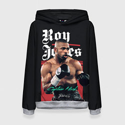 Толстовка-худи женская Roy Jones, цвет: 3D-меланж