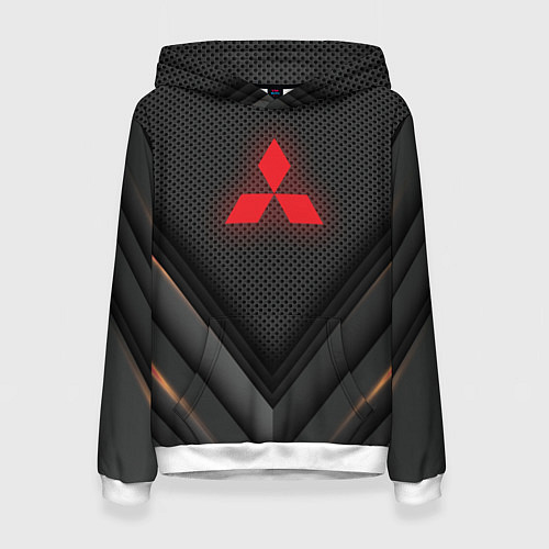 Женская толстовка MITSUBISHI / 3D-Белый – фото 1