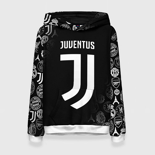Женская толстовка JUVENTUS / 3D-Белый – фото 1